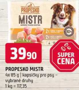 Propesko mistr 4x85g vybrané druhy