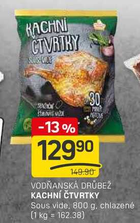 KACHNÍ ČTVRTKY Sous vide, 800 g, chlazené