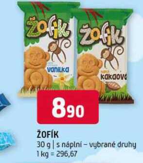 ZOFÍK 30 g s náplní vybrané druhy 