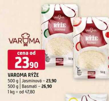 Varoma rýže 500 g Jasmínová 500 g Basmati 