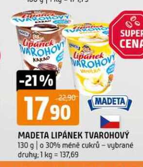 Madeta Lipánek 130 g