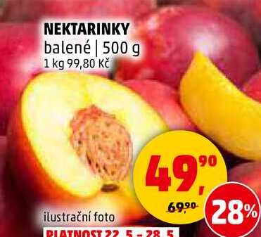 NEKTARINKY balené, 500 g  