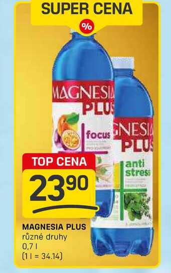 MAGNESIA PLUS různé druhy 0,7l