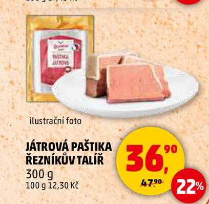 JÁTROVÁ PAŠTIKA ŘEZNÍKŮV TALÍŘ, 300 g  