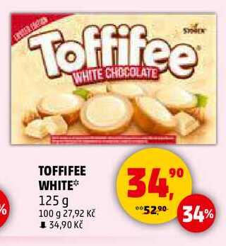 TOFFIFEE WHITE, 125 g  