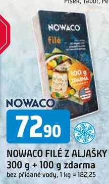 NOWACO FILÉ Z ALJAŠKY 300 g + 100 g zdarma 