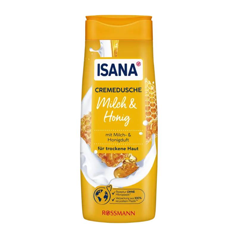 ISANA Sprchový gel Mléko a med, 300 ml