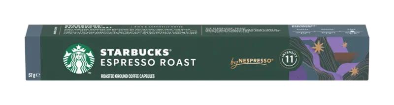 Starbucks Kávové kapsle Starbucks by Nespresso Espresso Roast, 10 ks