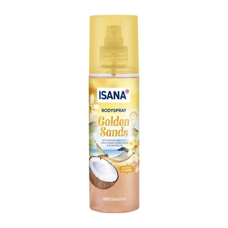 ISANA Tělový sprej Golden Sands, 200 ml