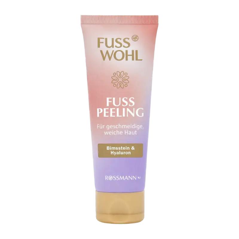 Fusswohl Peeling na nohy s hyaluronem, 75 ml
