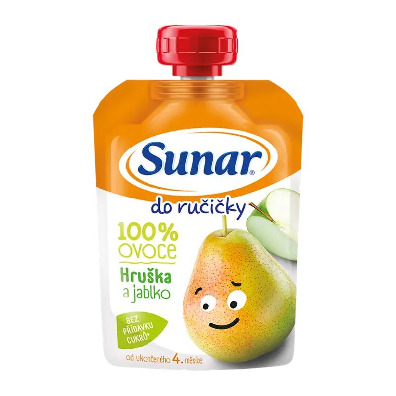 Sunar Ovocná kapsička hruška a jablko, 100 g