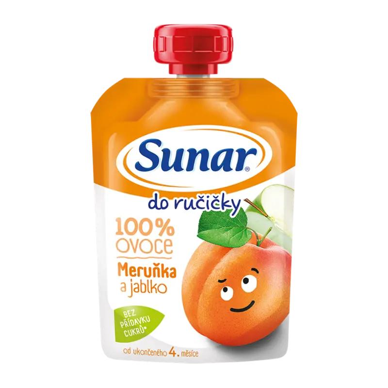 Sunar Ovocná kapsička meruňka a jablko, 100 g