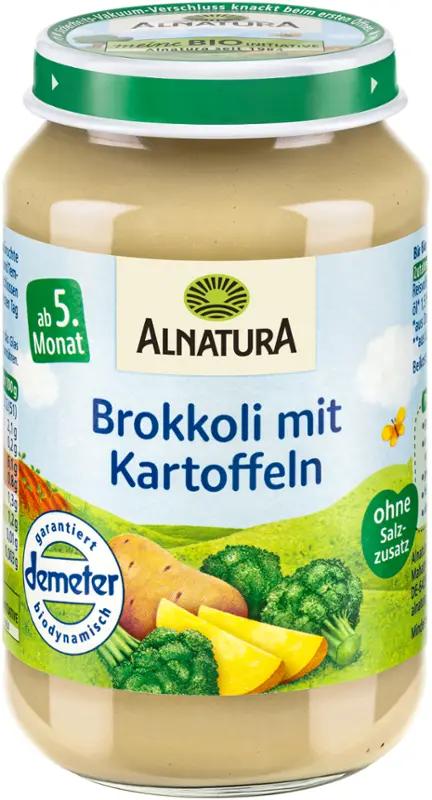 Alnatura BIO Příkrm brokolice a brambory, 190 g
