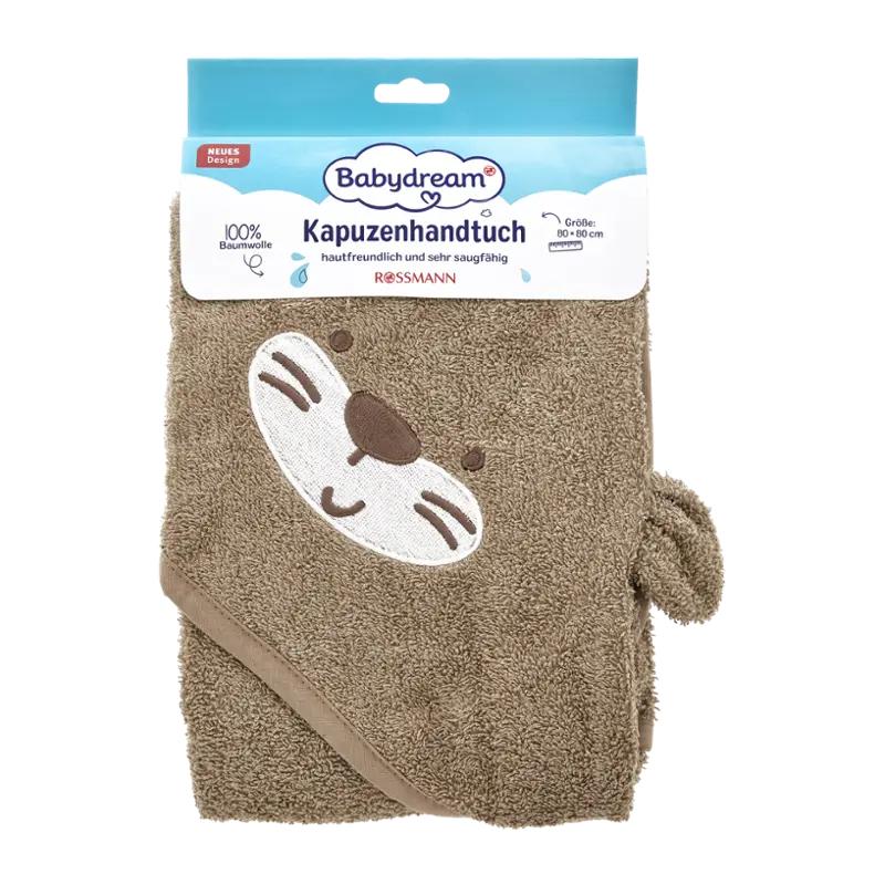 Babydream Dětský ručník s kapucí, různé druhy