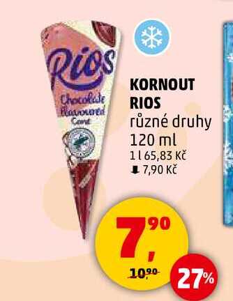 KORNOUT RIOS různé druhy, 120 ml  