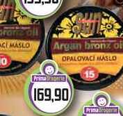 SUN Argan Bronz opalovací máslo 200ml OF 15