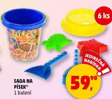 SADA NA PÍSEK, 1 balení 6 ks 