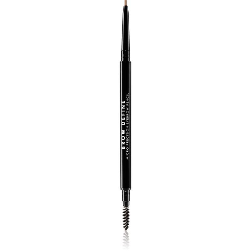 MUA Makeup Academy Brow Define precizní tužka na obočí s kartáčkem odstín Fair 0,3 g