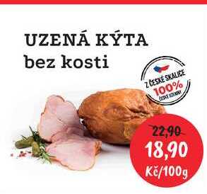Uzená kýta bez kosti 100g