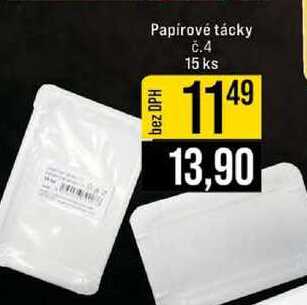 Papírové tácky č.4 15 ks