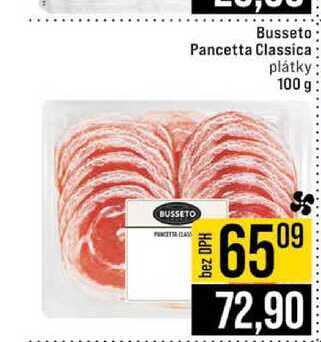 Busseto Pancetta Classica plátky 100 g