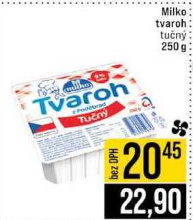 Milko tvaroh tučný 250 g 