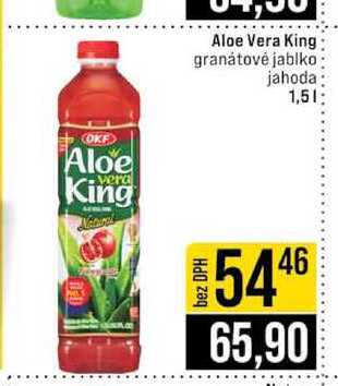 Aloe Vera King granátové jablko jahoda 1,5l