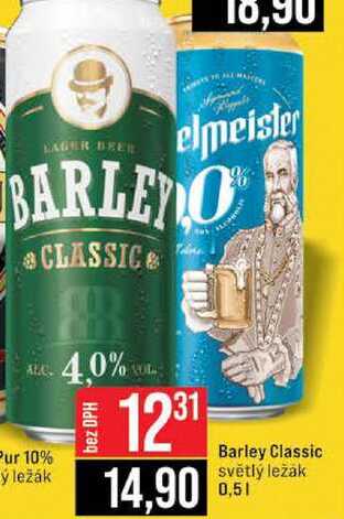 Barley Classic světlý ležák 0,5l 