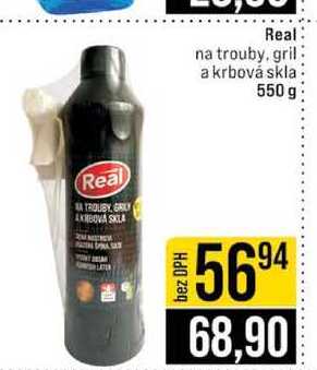Real na trouby gril a krbová skla 550 g 