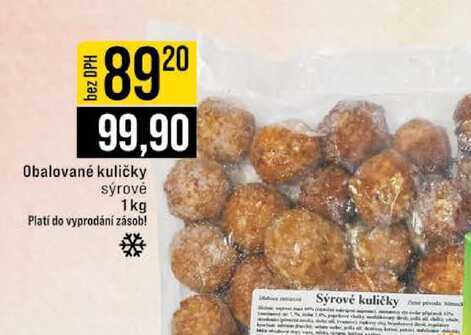 Obalované kuličky sýrové 1kg 