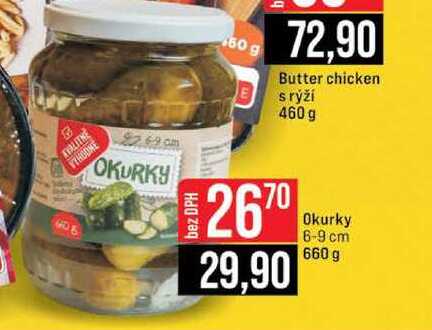 Okurky 6-9 cm 660 g 