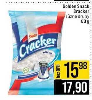 Cracker seleng Golden Snack Cracker různé druhy 80 g