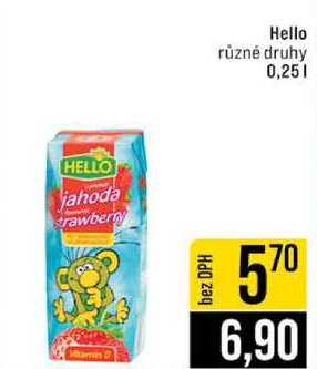 Hello různé druhy 0,25l