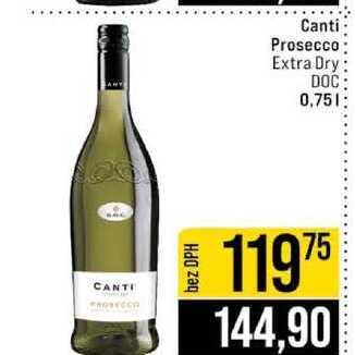 Canti Prosecco Extra Dry DOC 0,75l