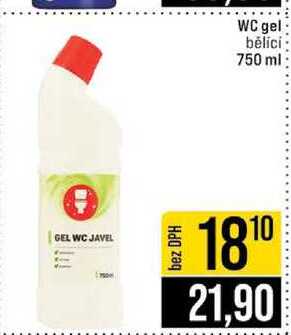 WC gel bělící 750 ml 