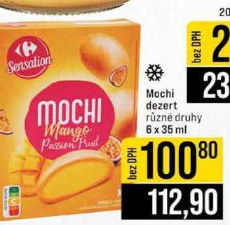 Mochi dezert různé druhy 6 x 35 ml 