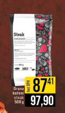 Steak Drana koření steak 500 g