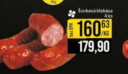 Šunková klobása 4 ks