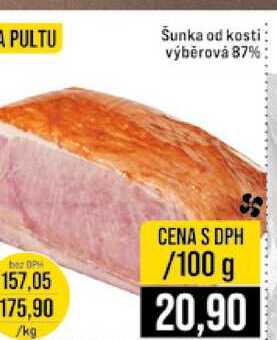 Šunka od kosti výběrová 87% 