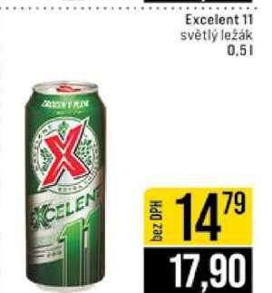 Excelent 11 světlý ležák 0,5l 