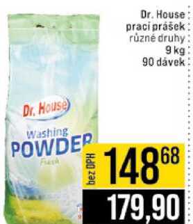 Dr. House prací prášek různé druhy 9 kg 90 dávek  