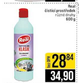 Real čistící prostředek různé druhy 600 g 