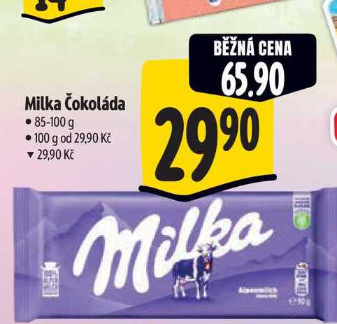 Milka Čokoláda 85-100 g 