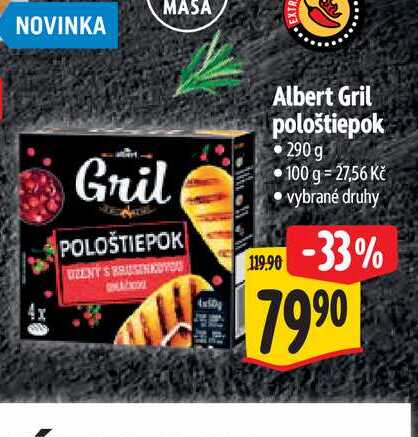  Albert Gril pološtiepok 290 g 