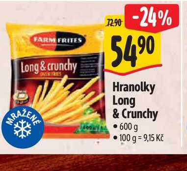   Hranolky Long & Crunchy 600 g 
