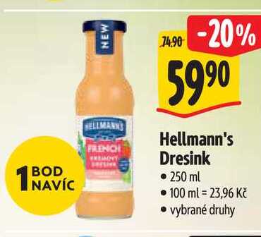   Hellmann's Dresink  250 ml  