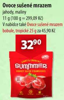 Ovoce sušené mrazem, 11 g 