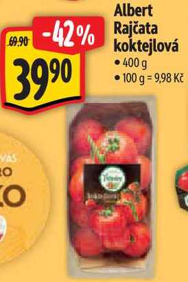 Albert Rajčata koktejlová, 400 g 