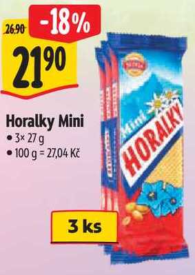 Horalky Mini, 3x 27 g 