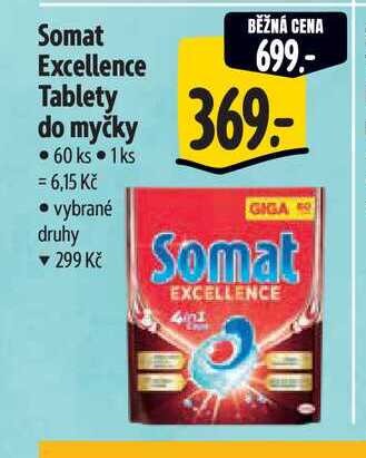 Somat Excellence Tablety do myčky 60 ks  